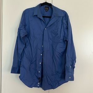 Men blue dress shirt